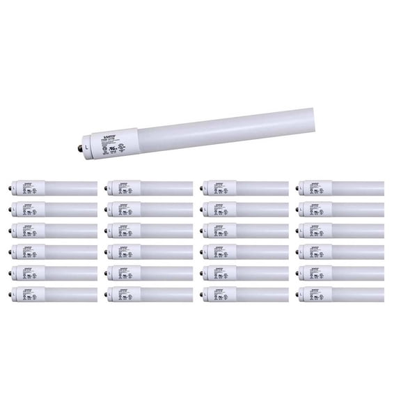 25Pk - 14W 48-in T8 LED Single Pin Base CCT Tunable White Finish Ballast Bypass