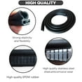 thumbnail image 2 of Car Door Seal Rubber Edge Trim Car Weather Striping Door Rubber Seal Strip Trim Seal Automotive Weather Stripping Edge Guard for Cars Trucks, 2 of 7