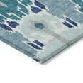 thumbnail image 4 of Addison Rugs Chantille Indoor/Outdoor Transitional Ikat Teal Washable Rectangle Rug, 10' x 14', 4 of 6