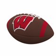 thumbnail image 1 of Logo Brands 244-93FC-1 Équipe Wisconsin Rayé Taille Officielle Composite Football, 1 of 1