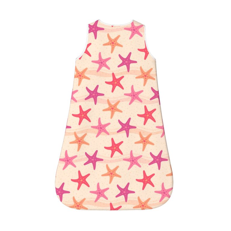 Fotbe Starfish Pattern Sleep Sack Baby Wearable Blanket with