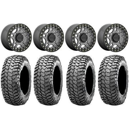 KMC Recon Beadlock 15 Wheels Gunmetal 32 Liberty Tires Kawasaki Teryx Mule KMC Recon Beadlock 15 Wheels Gunmetal 32 Liberty Tires Kawasaki Teryx Mule