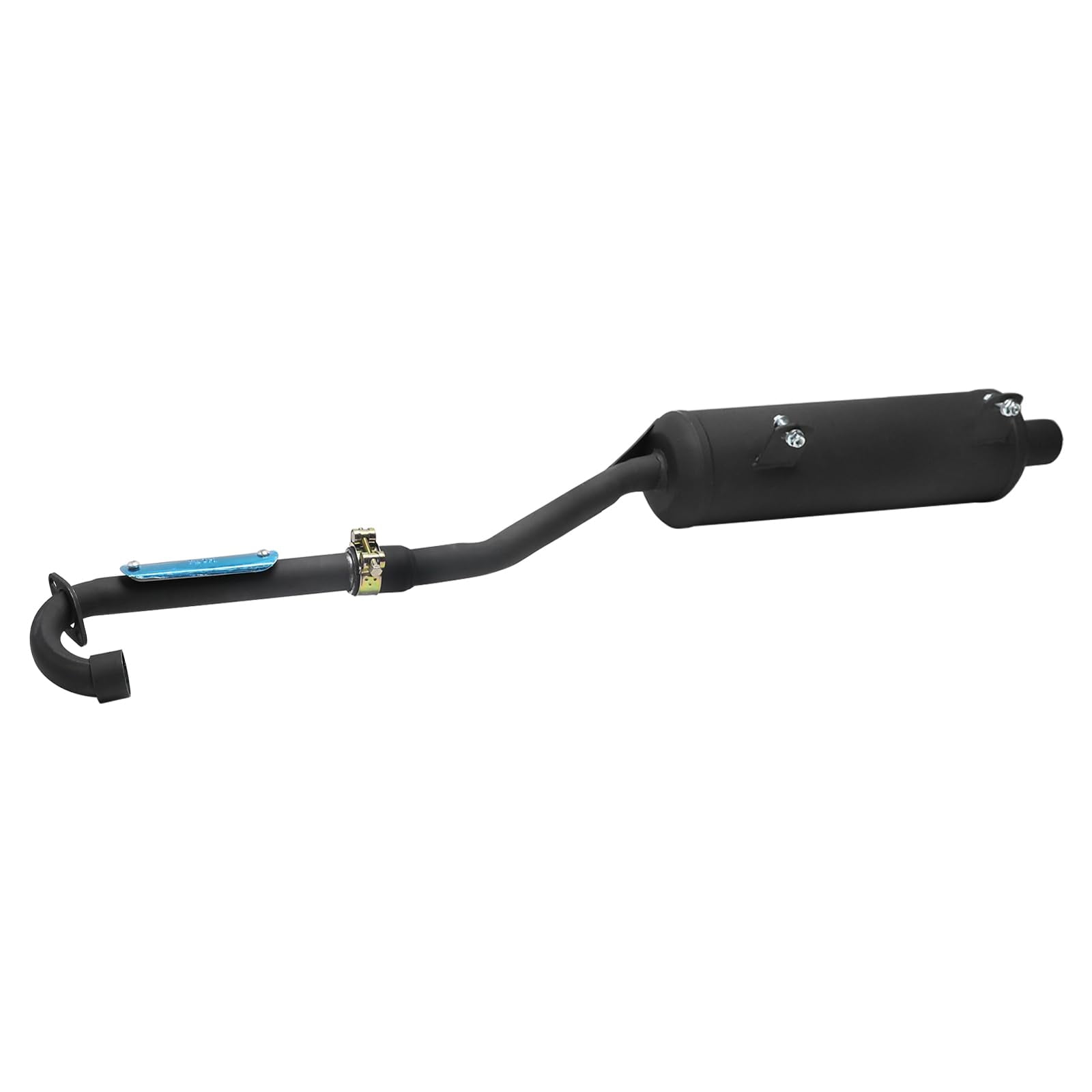 38mm 1 1/2" ATV Exhaust Pipe Muffler Assembly for 4 Stroke Vertical Engine ATV Quad Buggy Go Kart Pit Dirt Bike 125cc 150cc 200cc 250cc Taotao Coolster Kazuma Roketa