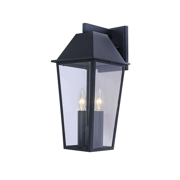 Artcraft Lighting Winchester Collection 2Light Exterior Wall Light, Black