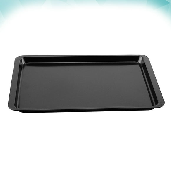 HEALEEP 1Pc Carbon Steel Nonstick Bbq Cooking Plate Black Bakeware for Home and Restaurant Use