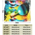 thumbnail image 2 of Bowling Blanket for Boys Girls, Colorful Bowling Themed Design Printed Throw Blankets for Kids Lap, Chair Sofa, Warm Soft Cozy Blanket, 40"x 50", 2 of 4