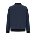 thumbnail image 5 of Bomber Jacket Women Fall Lightweight Long Sleeve Relaxed Fit Casual Zip Up Jackets Outerwear with Pockets, 5 of 6