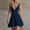 Navy, variant on Sentmoon Graduation Dress for Women Spring Dresses Solid Color Sleeveless Basic Ruffle Breathable Regular Fit 2026 Summer Dresses for Concert