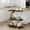 Gold+black, variant on Babevy 3 Tier Bar Serving Cart,Wine Rack,Storage Shelves , Glass Holder for Kitchen, Living Room, Dining Room