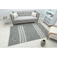 thumbnail image 3 of Rugs America Andres SN20A Sunray Geometric Vintage Black Area Rug, 5'3" x 7'0", 3 of 7