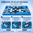 thumbnail image 4 of Juego de mesa Hi-Q Reversi Othello con almacenamiento 36 x 25 x 5 cm, 4 of 7