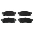 thumbnail image 3 of TRQ Rear Premium Posi Ceramic Brake Pad Set for Lexus NX200t NX300h SUV Truck BFA73494 Fits select: 2019-2020 TOYOTA RAV4, 2018 TOYOTA CAMRY L/LE/XLE/SE/XSE, 3 of 5