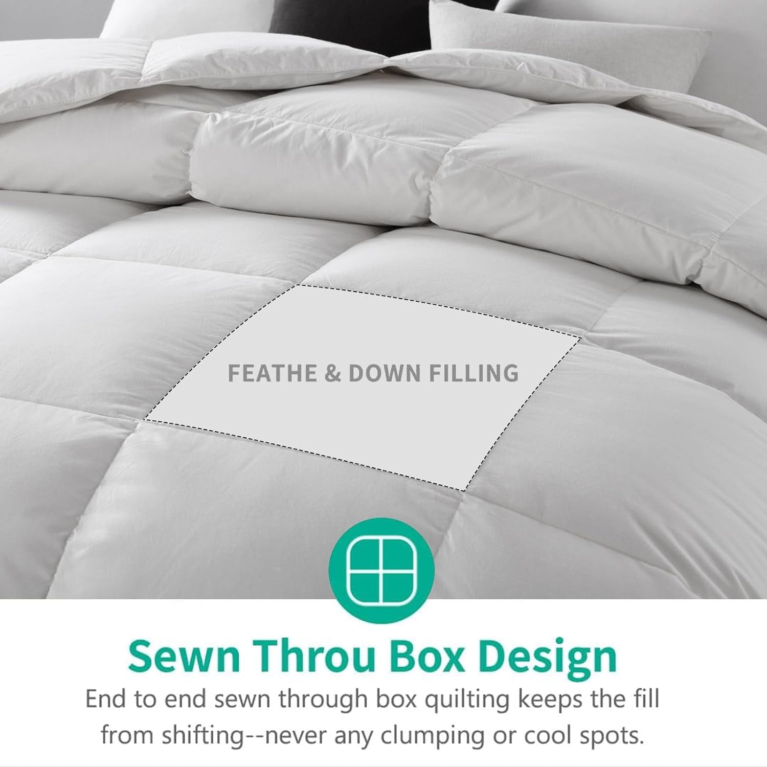 APSMILE Feather Down Comforter - Thumbnail 2