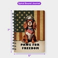 thumbnail image 5 of Freedom Paws Patriotic Cavalier King Charles Spaniel Vintage Memorial Day Spiral Bound Journal Dog Lover Gifts 5x7in Spiral Notebook - 12006, 5 of 5