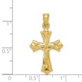 thumbnail image 3 of Croix Crucifix Réversible en Or Jaune 10k, 3 of 4