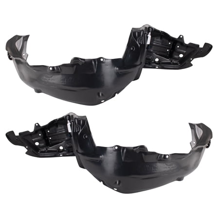 TRQ Inner Fender Liner Set Fits Select 2000-2001 INFINITI I30 2002-2004 I35 IN1248101 IN1249101