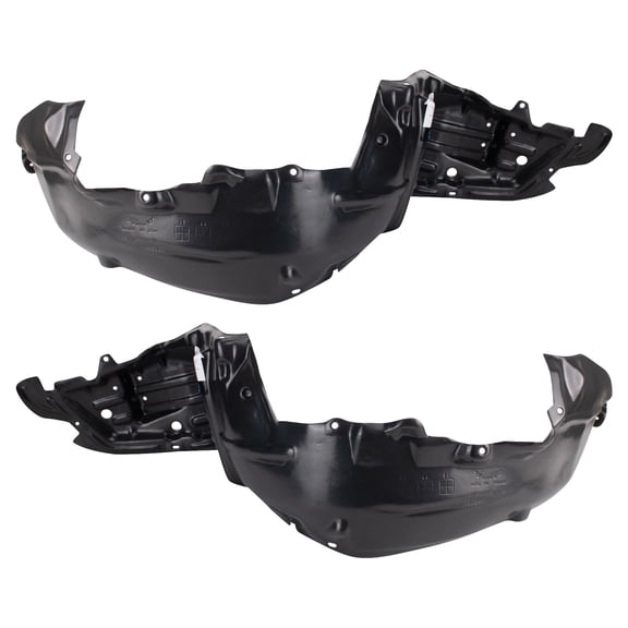 TRQ Inner Fender Liner Set Fits Select 2000-2001 INFINITI I30 2002-2004 I35 IN1248101 IN1249101