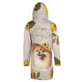 thumbnail image 2 of Happy Women's Day Pomeranian Sunflower Vintage Proud Mom All Over Print 3D Hooded Duffle Toggle Coat Pom Dog Lover Gifts - 02030, 2 of 6