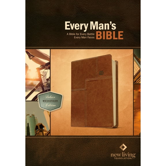 Every Man's Bible-NLT Deluxe Messenger, (Hardcover)