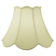 thumbnail image 3 of 9x18x13 Scalloped Bell Lamp Shade Eggshell, 3 of 4