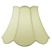 9x18x13 Scalloped Bell Lamp Shade Eggshell