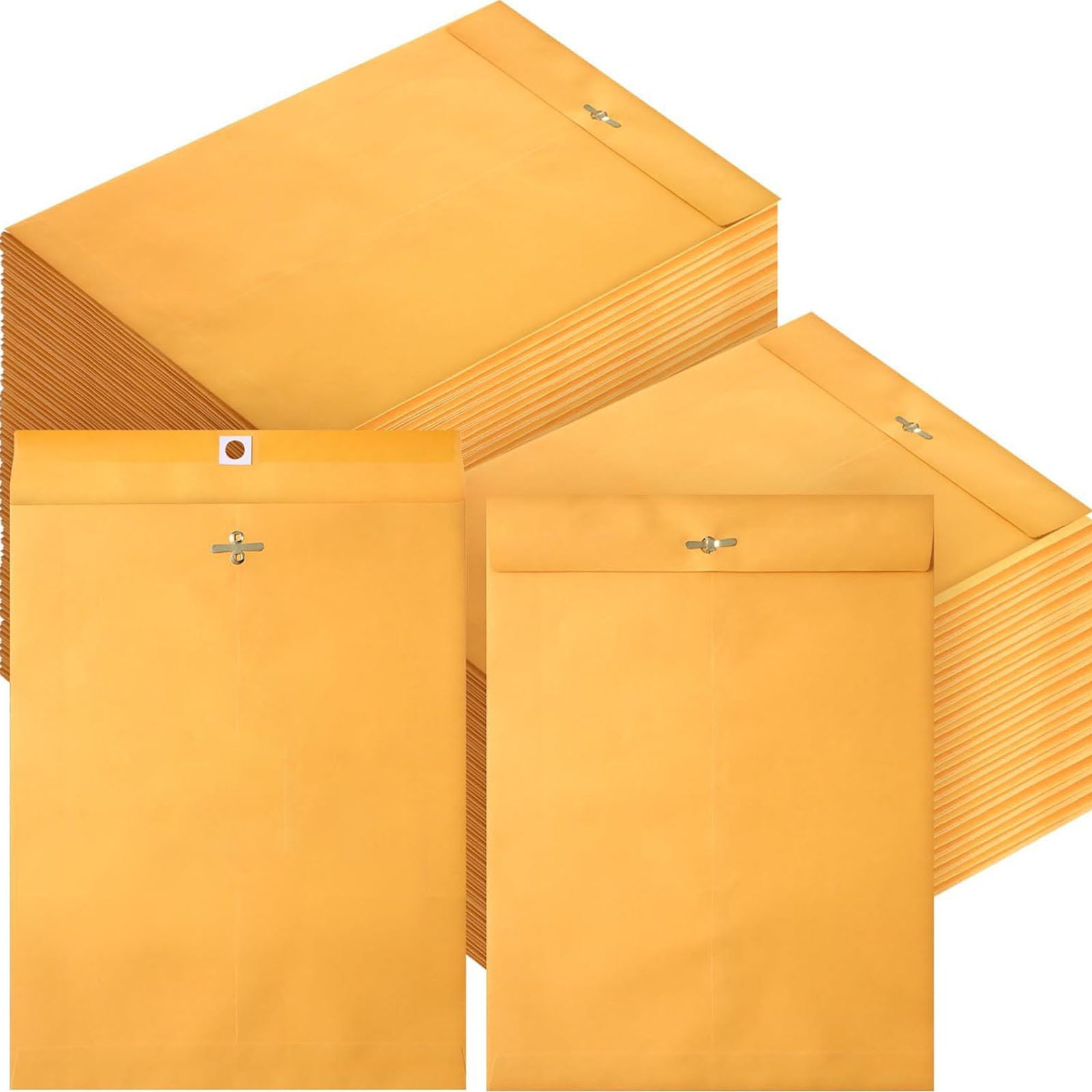30Pcs Heavy Duty Envelopes With Metal Clasp Closure Document Organiser Envelope For File Picture Storage Mailing