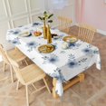 thumbnail image 3 of Pioneer Flower Floral Print Pattern Rectangle Tablecloth 60"x120", Waterproof Polyester Table Cloth, Wipeable Spillproof for Dining Camping Indoor Outdoor, 3 of 6