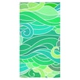 thumbnail image 2 of MKHERT Wavy Curly Ocean Bath Towel Hand Towel Shower Towel Washcloth 30x56 inch, 2 of 3