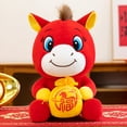 thumbnail image 5 of Horse Plush Ornament,2026 Year of The Horse Chinese New Year Ornaments,Cute Horses Mascot Statue,Lunar New Years Red Gifts,LaughingHorse,Crying Horses,Zodiac Feng Shui Decors, 5 of 35