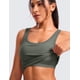 thumbnail image 5 of Top Corto CRZ YOGA Deportivo con Ribs y Almohadillas Gris Salvia XS, 5 of 5