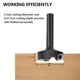 thumbnail image 5 of 12mm Surfacing Router Bit with 3 Inserts, 60mm Cutting Diameter - Compatible with Woodworking Tools, 5 of 5
