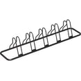 thumbnail image 1 of SimpleHouseware Support de Rangement Réglable pour Stationnement au Sol de 5 Vélos, Noir, 1 of 3