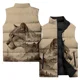 thumbnail image 2 of Chaleco de trabajo moderno y versátil para hombre, chaquetas de invierno personalizadas con estampado de guepardo para hombre, chalecos cómodos y cálidos para hombre, geniales para hombre, 2 of 5