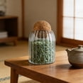 thumbnail image 6 of Glass Kitchen Storage Jar with Airtight Lid for Coffee, Sugar, Dry Food and Grain, Clear Borosilicate Canister Container, 6 of 6