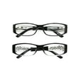 thumbnail image 3 of Eyebogo Kaylee Value 2-Pack Women Rectangular Reading Glasses, Black/Kaylee/Olivia, +1.00, 3 of 4