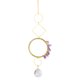 thumbnail image 1 of Colgantes colgantes hechos a mano de diamantes de joyería de carillones de viento de captura de luz de cristal Ehuebsd Libre de BPA, 1 of 8