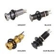 thumbnail image 3 of Tssuoun Professional Stereo Output Threaded Output 1/4 Inch Input Rustproof Exquisite Socket Plug Electric Guitar Accessories Parts Gold, 3 of 9