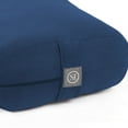 thumbnail image 5 of Yoga Meditation Cushion, 25" x 12" Rectangular Bolster with Removable Cover - Navy Blue, 5 of 5