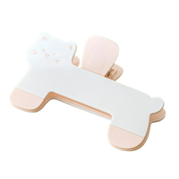 Sylvtty Kitten Book Holder Clip Simple Reading Auxiliary Fixed Book Clip Bookmark Plastic Reading Page Holders Creative Book Accessory