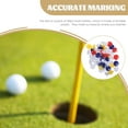 thumbnail image 3 of Shisuyan Golf Ball Marker Assorted Color 50Pcs Marking Golf Ball Position, 3 of 8