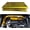 Gold, variant on 12'' X 24'' Gold Adhesive Heat Shield ReflectiveTape Wrap Roll Compatible Thermal Barrier Adhesive Backed Heat Sleeve Up To 2000 Degrees Fahrenheit with Car Intake Pipe, Engine Bay etc.