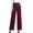 Wine, variant on CHUMUD Petite Women's Formal Wide Leg Pants with Pockets High Waist Casual Straight Leg Pants Loose Business Work Trousers Summer