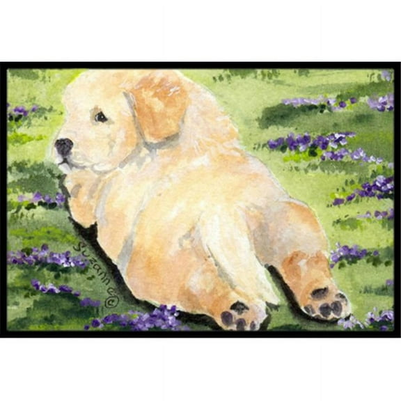 Golden Retriever Indoor Outdoor Mat - 18 x 27 in.