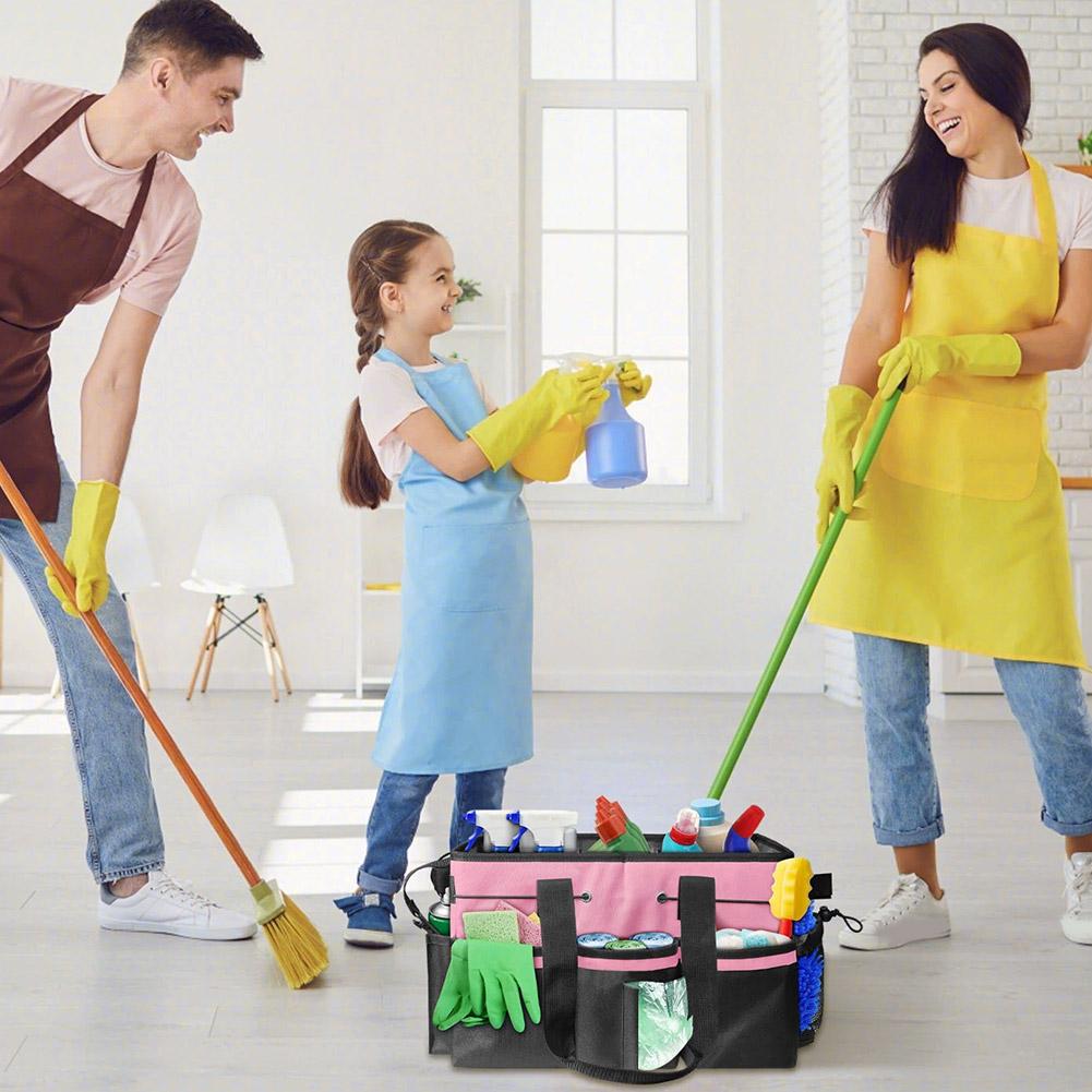 Household Cleaning Tools Storage Bag Multifunctional Wear Resistant and Waterproof Suitable for Storing Various Tools with Oxford Capacity L