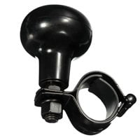 Zone Tech Steering Wheel Spinner Knob Black- Zone Tech Vehicle Universal Fit Classic suicide knob with Power Handles
