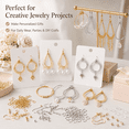 thumbnail image 7 of Kabuer Earring Making Kit, Earring Hooks, Jump Rings, and Earring Backs for DIY Jewelry Crafting, 480 Pcs, 7 of 7