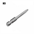 thumbnail image 1 of Lefu 1pc 65mm Tête Magnétique Hexagonale Tournevis Hexagonal Outils de Forage H2-H8, 1 of 8