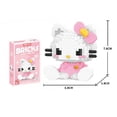 thumbnail image 4 of Bloques de construcción de Hello Kitty, figuras de anime de Sanrio, Kuromi, juguetes ensamblados, adornos decorativos, modelos de rompecabezas para niños, muñecas, regalos, 4 of 4