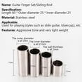 Metal Bass Guitar Slide Bars Folk Guitar Fingerstyle Slide Bars