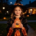 thumbnail image 5 of AZXY Halloween Drawstring Candy Pouches Texture Pumpkin Witch Print Treat Sacks, Reusable Portable Multipurpose Gift Goodie Bags for Halloween Party Favors & Holiday Decor Storage, 5 of 7